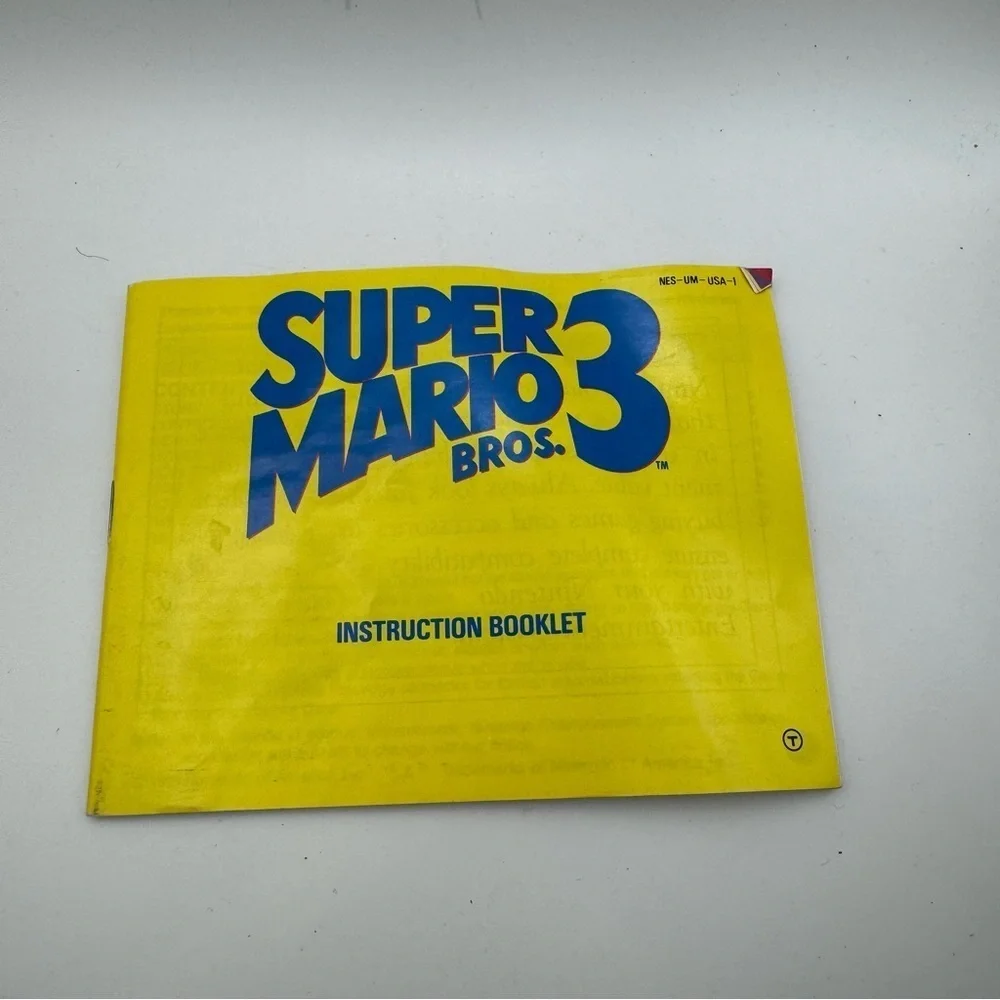 Nintendo NESBooklet Instruction Manual Only lot of 5 Super Mario 3 Mario Bubble